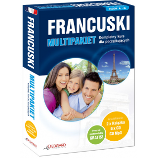 Francuski MultiPakiet (2 x Książka + 6 x CD Audio + MP3 z programem multimedialnym) Francuski MultiPakiet (2 x Książka + 6 x CD Audio + MP3 z programem multimedialnym)