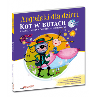 Angielski dla dzieci Kot w butach, Puss-in-Boots (od 6 lat) (Książka + Audio CD) Angielski dla dzieci Kot w butach, Puss-in-Boots (od 6 lat) (Książka + Audio CD)