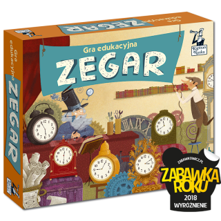 Kapitan Nauka Gra edukacyjna Zegar (dwustronny zegar ze wskazówkami + 4 dwustronne plansze + 36 żetonów + instrukcja) Kapitan Nauka Gra edukacyjna Zegar (dwustronny zegar ze wskazówkami + 4 dwustronne plansze + 36 żetonów + instrukcja)