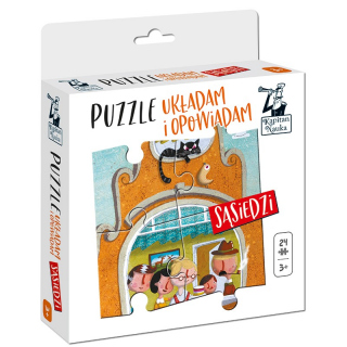 Kapitan Nauka. Puzzle układam i opowiadam. Sąsiedzi 3+ Kapitan Nauka. Puzzle układam i opowiadam. Sąsiedzi 3+