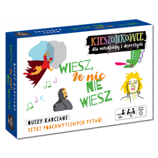 Kieszonkowce quizowe Wiesz, że nic nie wiesz (12+)