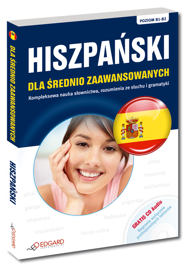 Hiszpański Dla średnio Zaawansowanych Książka Cd Audio 4939