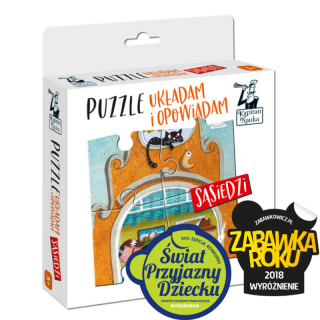 Kapitan Nauka. Puzzle układam i opowiadam. Sąsiedzi 3+ Kapitan Nauka. Puzzle układam i opowiadam. Sąsiedzi 3+