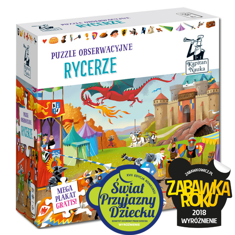 Kapitan Nauka Puzzle Obserwacyjne Rycerze 6