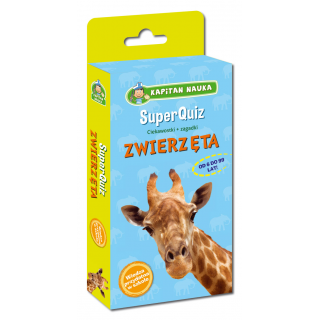 Kapitan Nauka SuperQuiz ZWIERZĘTA (od 6 roku życia) Kapitan Nauka SuperQuiz ZWIERZĘTA (od 6 roku życia)