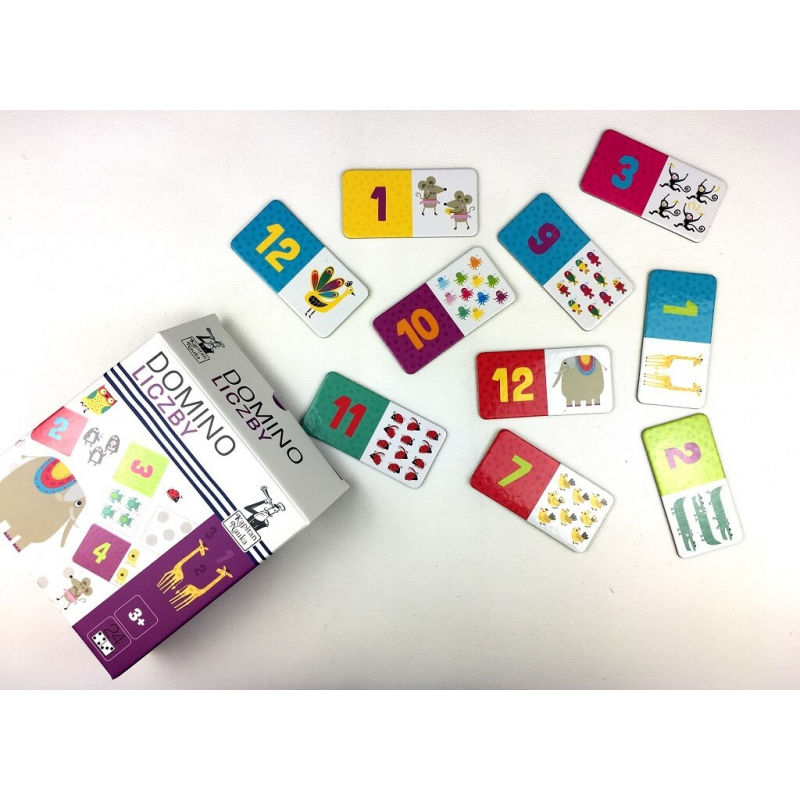 Kapitan Nauka. Domino obrazkowe Liczby 3+ Kapitan Nauka. Domino obrazkowe Liczby 3+