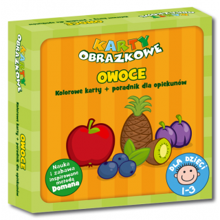 Karty obrazkowe Owoce (od 1 do 3 lat) (Kolorowe karty + poradnik dla opiekunów) Karty obrazkowe Owoce (od 1 do 3 lat) (Kolorowe karty + poradnik dla opiekunów)