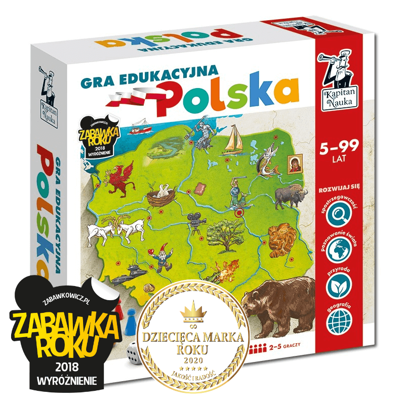 Gra edukacyjna Polska - Kapitan Nauka