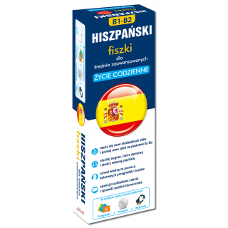 Hiszpański fiszki dla średnio zaawansowanych ŻYCIE CODZIENNE B1-B2 +CD (1000 fiszek + CD-ROM MP3 z programem i nagraniami + Kolorowe przegródki) Hiszpański fiszki dla średnio zaawansowanych ŻYCIE CODZIENNE B1-B2 +CD (1000 fiszek + CD-ROM MP3 z programem i nagraniami + Kolorowe przegródki)