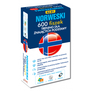 Norweski 600 fiszek Trening dla znających podstawy +CD (600 fiszek + CD-ROM z programem Fiszki mp3 i nagraniami MP3 + Kolorowe przegródki) Norweski 600 fiszek Trening dla znających podstawy +CD (600 fiszek + CD-ROM z programem Fiszki mp3 i nagraniami MP3 + Kolorowe przegródki)