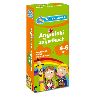 Kapitan Nauka Karty obrazkowe Angielski w zagadkach 4-6 lat (Książeczka z kartami obrazkowymi) Kapitan Nauka Karty obrazkowe Angielski w zagadkach 4-6 lat (Książeczka z kartami obrazkowymi)