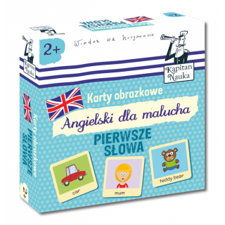 Kapitan Nauka. Angielski dla malucha. Pierwsze słowa 2+ (poradnik + karty obrazkowe) Kapitan Nauka. Angielski dla malucha. Pierwsze słowa 2+ (poradnik + karty obrazkowe)