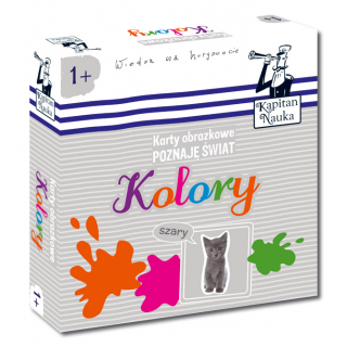 Kapitan Nauka. Poznaję świat. Kolory 1+ (poradnik + karty obrazkowe) Kapitan Nauka. Poznaję świat. Kolory 1+ (poradnik + karty obrazkowe)