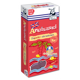 Kapitan Nauka. Zagadki obrazkowe. Angielski 4-6 lat Kapitan Nauka. Zagadki obrazkowe. Angielski 4-6 lat