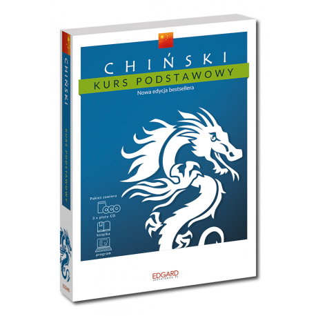 Chiński Kurs podstawowy 2. edycja (Książka + 3 płyty CD + program komputerowy)