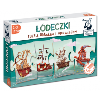 Puzzle Układam i opowiadam. Łódeczki