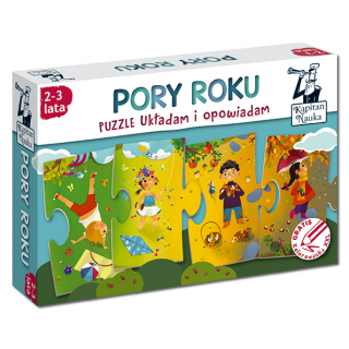 Kapitan Nauka. Puzzle Układam i opowiadam Pory roku 2-3 lata (10 elementów) Kapitan Nauka. Puzzle Układam i opowiadam Pory roku 2-3 lata (10 elementów)